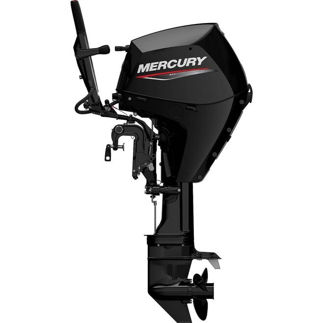 Mercury 25hp EFI Tiller FourStroke Outboard Motor - 15" Shaft, Manual Tilt/Trim, Electric Start - Image 4