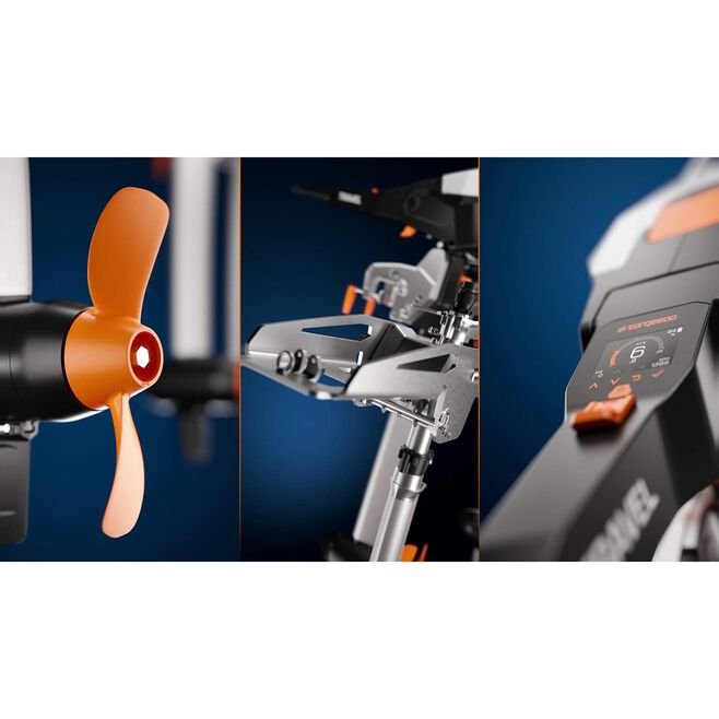 Travel S Electric Outboard, 3 Horsepower Equivalent, Short Shaft, 1,100 Watts (Battery Sold Separately) - Image 2